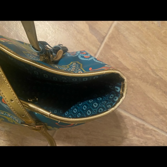 Spartina 449 large tote bag peacock purse - Picture 7 of 16